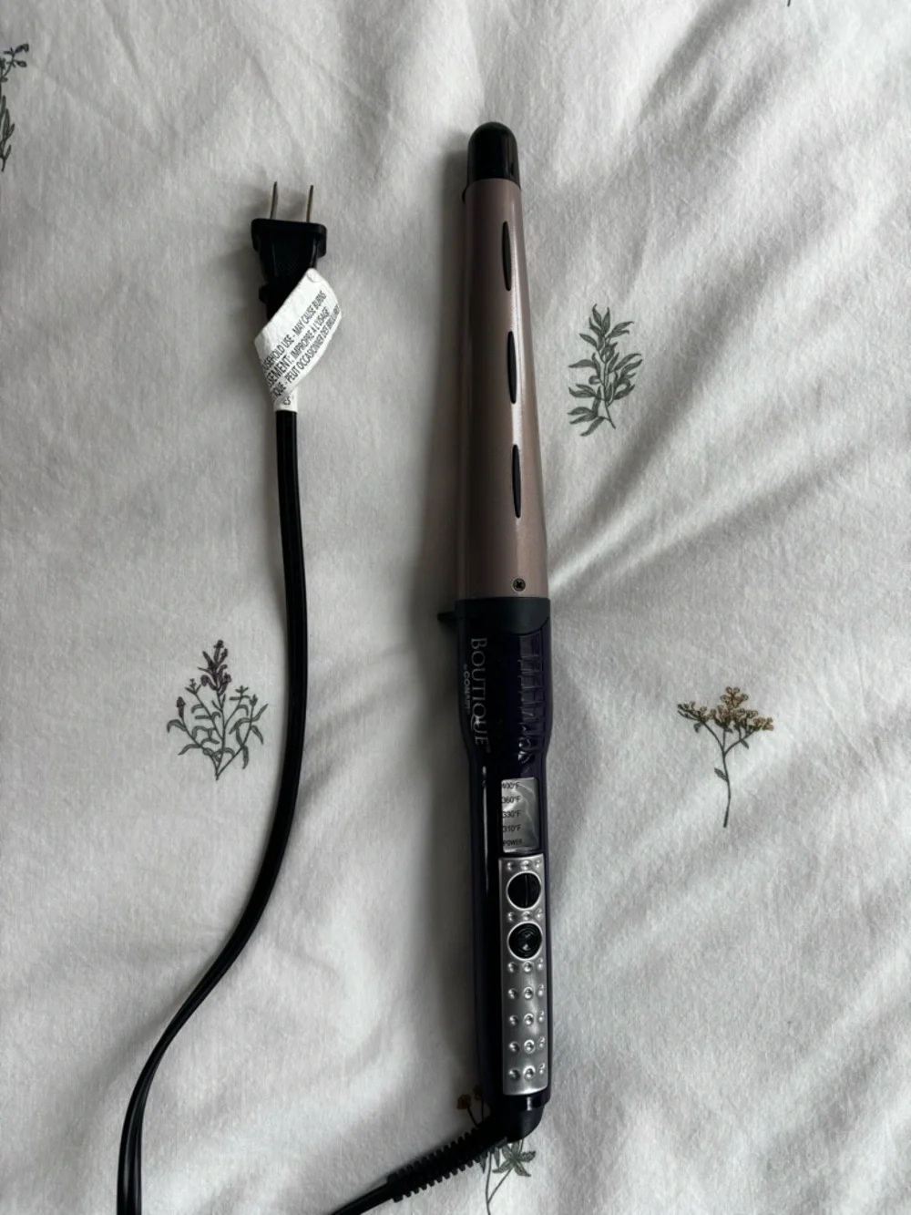 Boutique Conical Curling Wand - Purple and Rose Gold - Picture 1 of 2